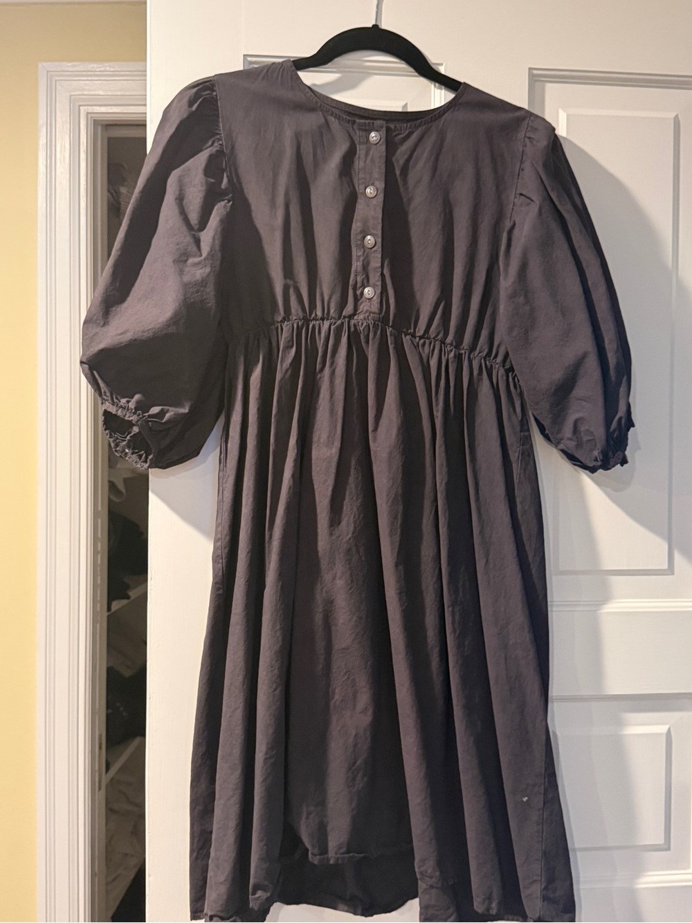 Rudy Jude, Day Dress, Sz M, dyed black